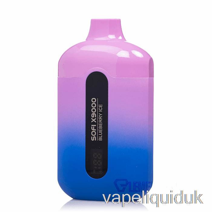 SOFI X9000 0% Zero Nicotine Smart Disposable Blueberry Ice Vape Juice